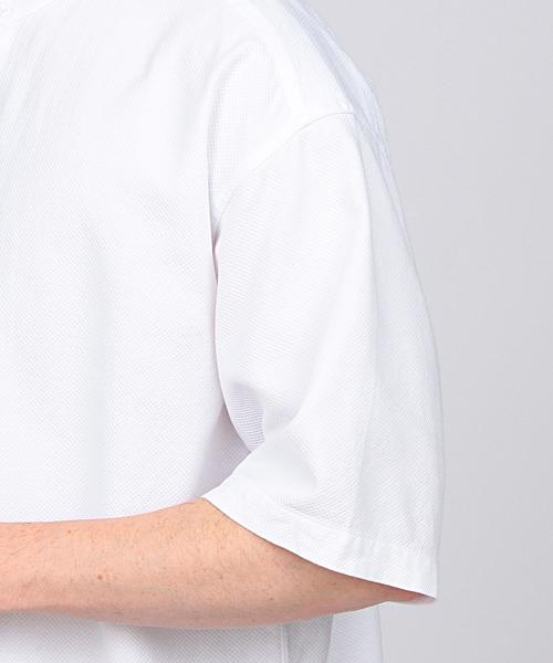 EN ROUTE（アンルート）の「ENR バンドカラーショートスリーブシャツ（シャツ/ブラウス・メンズ・ホワイト・3/1/2）」の6枚目の写真