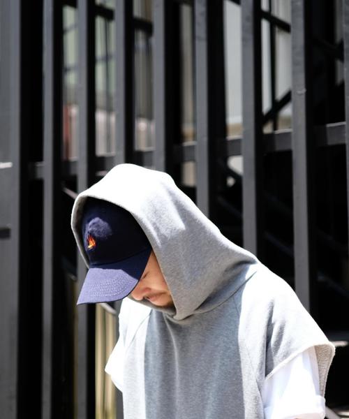 KaneZ(ケインズ)の「<KaneZ × monkey time> FIRE cap/キャップ(キャップ・メンズ・ブラック/ネイビー・FREE)」の5枚目の写真