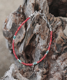 SunKu(�T���N)��Small Beads Bracelet-RED(�u���X���b�g)