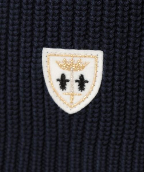 UNITED ARROWS（ユナイテッドアローズ）の「＜FILEUSE DARVOR（フィルーズ・ダルボー）＞ニット（ニット/セーター・レディース・ホワイト/ネイビー・SMALL/MEDIUM）」の11枚目の写真