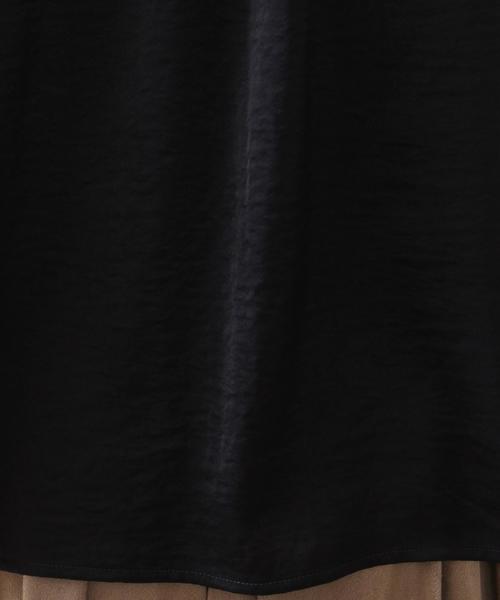 coen(コーエン)の「ヴィンテージサテンギャザーブラウス(シャツ/ブラウス・レディース・オリーブ/ネイビー/マスタード・FREE)」の6枚目の写真