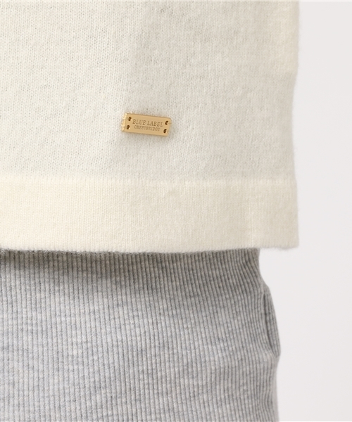 BLUE LABEL CRESTBRIDGE(ブルーレーベルクレストブリッジ)の「ソフティラムズウール カーディガン(カーディガン/ボレロ・レディース・ブラック/オフホワイト/グレー/ベージュ・38)」の10枚目の写真