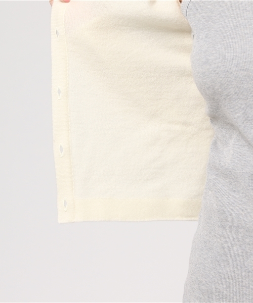 BLUE LABEL CRESTBRIDGE(ブルーレーベルクレストブリッジ)の「ソフティラムズウール カーディガン(カーディガン/ボレロ・レディース・ブラック/オフホワイト/グレー/ベージュ・38)」の12枚目の写真