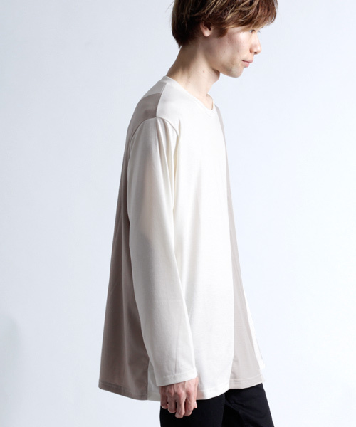 MONO-MART（モノマート）の「斜め切り替えバイカラーBIGドルマン