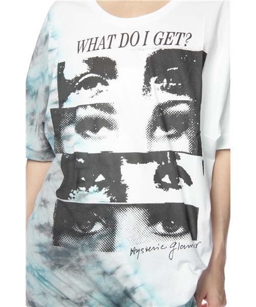 90s ヒステリックグラマー タイダイ Tシャツ HYSTERIC GLAMOUR(ヒステリックグラマー)の「HYSTERIC EYES pt