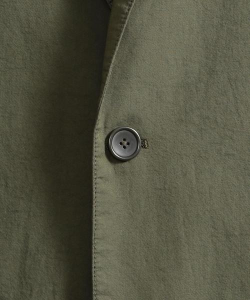 BEAUTY&YOUTH UNITED ARROWS（ビューティーアンドユースユナイテッドアローズ）の「BY ガーメントダイ スノーコットン 2B ジャケット ◆（テーラードジャケット・メンズ・オリーブ/ネイビー・LARGE/SMALL/X-LARGE/MEDIUM）」の5枚目の写真
