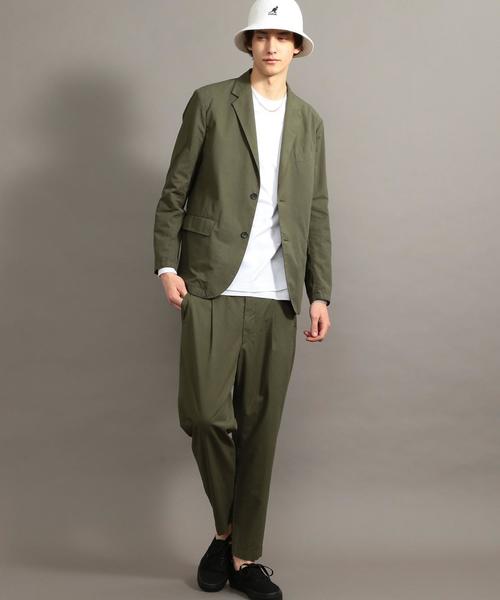 BEAUTY&YOUTH UNITED ARROWS（ビューティーアンドユースユナイテッドアローズ）の「BY ガーメントダイ スノーコットン 2B ジャケット ◆（テーラードジャケット・メンズ・オリーブ/ネイビー・LARGE/SMALL/X-LARGE/MEDIUM）」の10枚目の写真