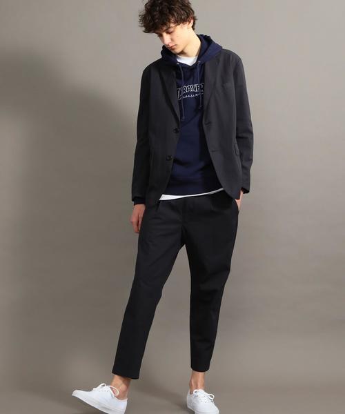 BEAUTY&YOUTH UNITED ARROWS（ビューティーアンドユースユナイテッドアローズ）の「BY ガーメントダイ スノーコットン 2B ジャケット ◆（テーラードジャケット・メンズ・オリーブ/ネイビー・LARGE/SMALL/X-LARGE/MEDIUM）」の14枚目の写真