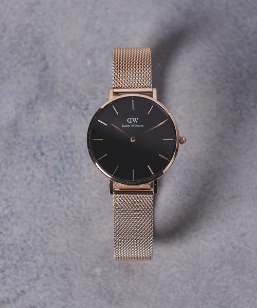 Daniel Wellington（ダニエルウェリントン）の「＜Daniel Wellington（ダニエル ウェリントン）＞PETITE BLACK 腕時計32mm†◆（アナログ腕時計・レディース・ゴールド/シルバー・FREE）」の2枚目の写真