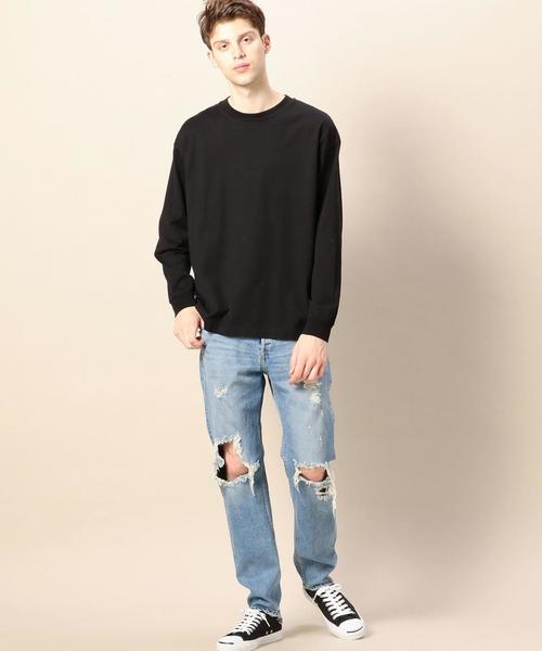 BEAUTY&YOUTH UNITED ARROWS（ビューティーアンドユースユナイテッドアローズ）の「BY シェービング スキニーデニムパンツ -MADE IN JAPAN- ◆（デニムパンツ・メンズ・コバルトブルー・30inch/28inch/34inch/32inch）」の4枚目の写真