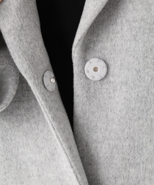 A part by（アパートバイ）の「casheepルーズロングコート　 759744 （その他アウター・レディース・オレンジ/グレー/ブルー/ブラック・LARGE/MEDIUM）」の13枚目の写真