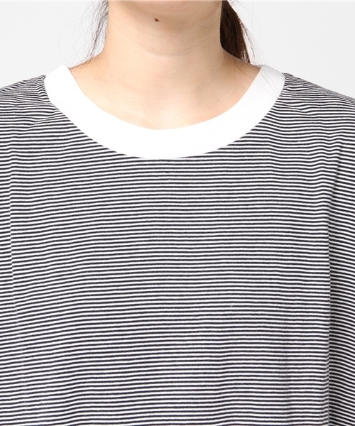 PETIT BATEAU(プチバトー)の「ミラレ半袖カットソー(Tシャツ/カットソー・レディース・ダークネイビー・SMALL/MEDIUM)」の5枚目の写真
