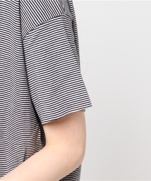 PETIT BATEAU(プチバトー)の「ミラレ半袖カットソー(Tシャツ/カットソー・レディース・ダークネイビー・SMALL/MEDIUM)」の6枚目の写真