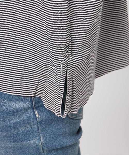 PETIT BATEAU(プチバトー)の「ミラレ半袖カットソー(Tシャツ/カットソー・レディース・ダークネイビー・SMALL/MEDIUM)」の7枚目の写真