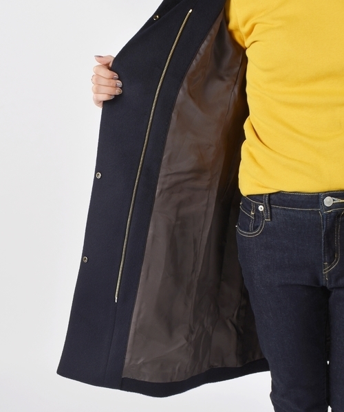 SHIPS(シップス)の「SUPER140フードコート◇(その他アウター・レディース・ライトグレー/パープル/ネイビー/ピンク・36/38/40)」の5枚目の写真