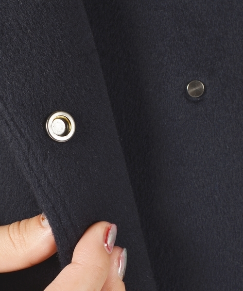 SHIPS(シップス)の「SUPER140フードコート◇(その他アウター・レディース・ライトグレー/パープル/ネイビー/ピンク・36/38/40)」の15枚目の写真