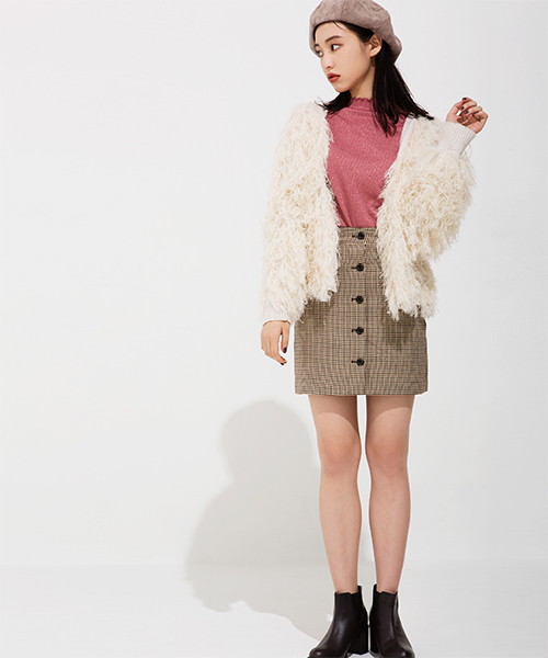 WEGO（ウィゴー）の「WEGO/フェイクスエードパネルベレー帽（ハンチング/ベレー帽・レディース・ネイビー/ブラウン/ピンク/グレー/ブラック・FREE）」の14枚目の写真