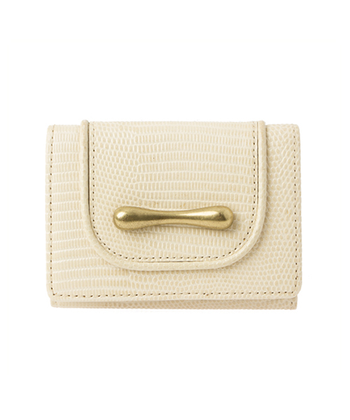 TOFF&LOADSTONE（トフアンドロードストーン）の「トリフォールド ウォレット 三つ折り財布（財布・レディース・ライトブルーグレー/ブラック/アイボリー/スモークピンク/ライトグリーン/ピンク/グレー/ベージュ/ピンク系その他/コバルトブルー/バイオレット/ライトベージュ/グリーン系その他/グレー系その他2/イエロー/グレー系その他/ライトピンク/ブルー/パープル/ライトイエロー/ピンク系/ブルー系/ライトグレー/ピンク系その他2/ブルー系5/パープル系/フューシャピンク/ホワイト系6/オレンジ系その他5・FREE/00）」の2枚目の写真