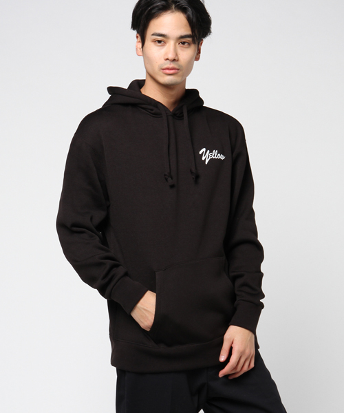 YELLOW RUBY(イエロールビー)の「1p Knit fleece Po Parka /オーバーサイズ /ビッグシルエット /ニットフリース(パーカー・メンズ・ホワイト/ブラック・MEDIUM/LARGE)」の1枚目の写真