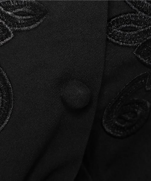 RAY CASSIN（レイカズン）の「衿ぐりスカラップ刺繍１０分袖ワンピース（ワンピース・レディース・ブラック/ピンク/A・FREE）」の12枚目の写真