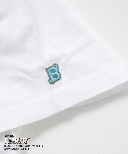 PINEAPPLE BETTY'S パイナップルベティーズ × Peanuts ピーナッツ コラボ半袖プリント ポケットTシャツ PBT-007 PINEAPPLE BETTY'S パイナップルベティーズ × Peanuts ピーナッツ コラボ半袖プリント ポケットTシャツ PBT-007