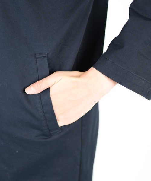 SHIPS Days（シップスデイズ）の「SHIPS Days STANDARD : ノーカラー コート◇（その他アウター・レディース・ベージュ/オリーブ/ネイビー・ONE SIZE）」の7枚目の写真