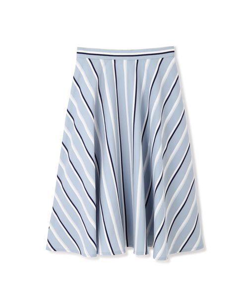 NATURAL BEAUTY BASIC（ナチュラルビューティーベーシック）の「◆ストライプフレアスカート（スカート・レディース・ベージュ系その他/ブルー系その他・X-SMALL/SMALL/MEDIUM）」の7枚目の写真