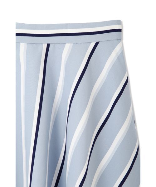 NATURAL BEAUTY BASIC（ナチュラルビューティーベーシック）の「◆ストライプフレアスカート（スカート・レディース・ベージュ系その他/ブルー系その他・X-SMALL/SMALL/MEDIUM）」の8枚目の写真