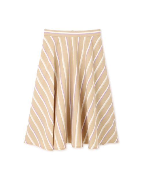 NATURAL BEAUTY BASIC（ナチュラルビューティーベーシック）の「◆ストライプフレアスカート（スカート・レディース・ベージュ系その他/ブルー系その他・X-SMALL/SMALL/MEDIUM）」の12枚目の写真