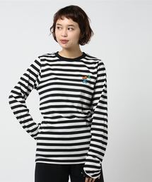 PUNYUS | ワンポイントボーダーロンT(Tシャツ/カットソー)