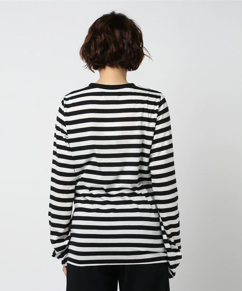 PUNYUS（プニュズ）の「ワンポイントボーダーロンT（Tシャツ/カットソー・レディース・その他1/その他2・1/2/3/4）」の3枚目の写真