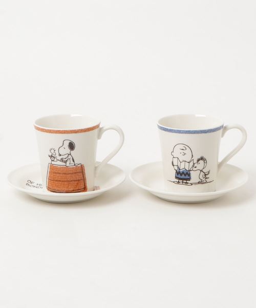 Peanuts ピーナッツ の Peanuts スヌーピー モーニングペアセット 食器 Wear