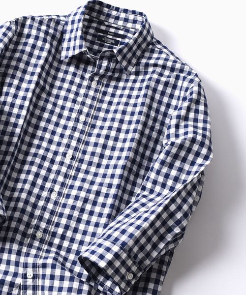 SHIPS（シップス）の「SC: "Herdmans" コットン/リネン 7スリーブ シャツ□（シャツ/ブラウス・メンズ・ホワイト/ベージュ/グリーン/ブルー/ネイビー/ライトブルー/その他・SMALL/MEDIUM/LARGE/X-LARGE）」の7枚目の写真