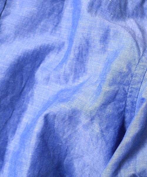 SHIPS（シップス）の「SC: "Herdmans" コットン/リネン 7スリーブ シャツ□（シャツ/ブラウス・メンズ・ホワイト/ベージュ/グリーン/ブルー/ネイビー/ライトブルー/その他・SMALL/MEDIUM/LARGE/X-LARGE）」の12枚目の写真