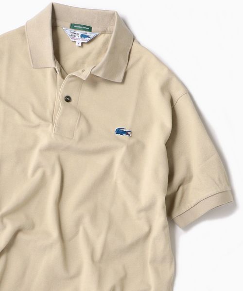 LACOSTE（ラコステ）の「LACOSTE: 別注 70's ドロップテイル ポロシャツ（ポロシャツ・メンズ・ホワイト/ネイビー/ブルー/グリーン/キャメル/ベージュ/ライトグリーン・LARGE/MEDIUM/SMALL/X-LARGE/X-SMALL）」の11枚目の写真
