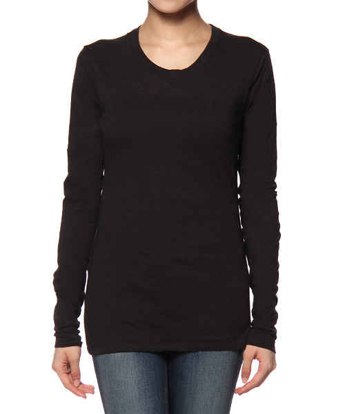 rag & bone（ラグアンドボーン）の「THE CLASSIC LS TEE（Tシャツ/カットソー・レディース・ブラック・X-SMALL/SMALL）」の2枚目の写真
