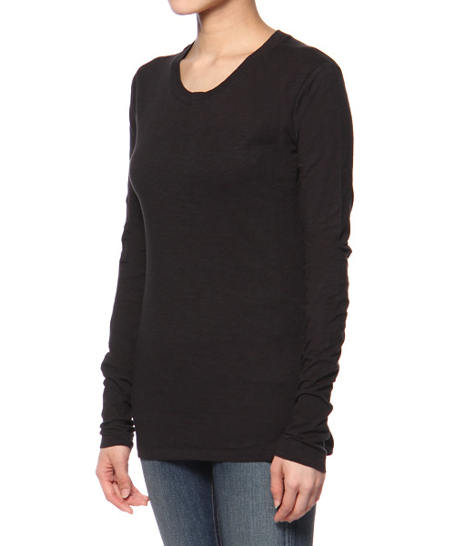 rag & bone（ラグアンドボーン）の「THE CLASSIC LS TEE（Tシャツ/カットソー・レディース・ブラック・X-SMALL/SMALL）」の3枚目の写真
