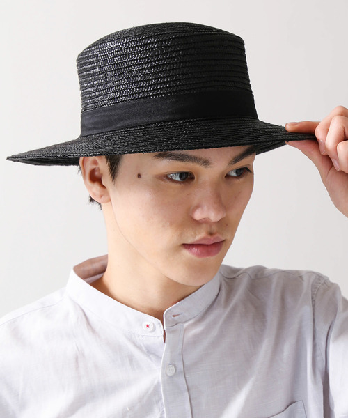 WEGO（ウィゴー）の「WEGO/ブレードカンカンハット（ハット・レディース・ベージュ/ブラック・FREE）」の4枚目の写真