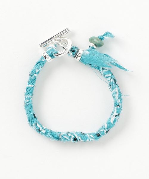 SunKu(サンク)の「BANDANA BRACELET(ブレスレット・メンズ・ブラック/ベージュ/グリーン/ネイビー/ターコイズブルー/パープル/パープル系その他/イエロー/レッド/オレンジ・FREE)」の19枚目の写真