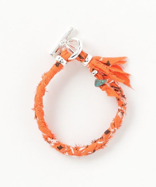 SunKu(サンク)の「BANDANA BRACELET(ブレスレット・メンズ・ブラック/ベージュ/グリーン/ネイビー/ターコイズブルー/パープル/パープル系その他/イエロー/レッド/オレンジ・FREE)」の18枚目の写真