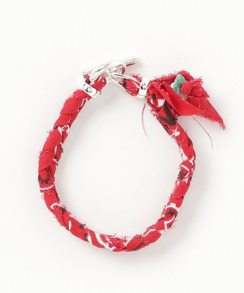 SunKu(サンク)の「BANDANA BRACELET(ブレスレット・メンズ・ブラック/ベージュ/グリーン/ネイビー/ターコイズブルー/パープル/パープル系その他/イエロー/レッド/オレンジ・FREE)」の9枚目の写真