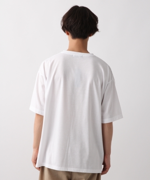 RAGEBLUE（レイジブルー）の「シアサッカーTシャツ/800156（Tシャツ/カットソー・メンズ・ホワイト/ネイビー・SMALL/MEDIUM/LARGE）」の6枚目の写真