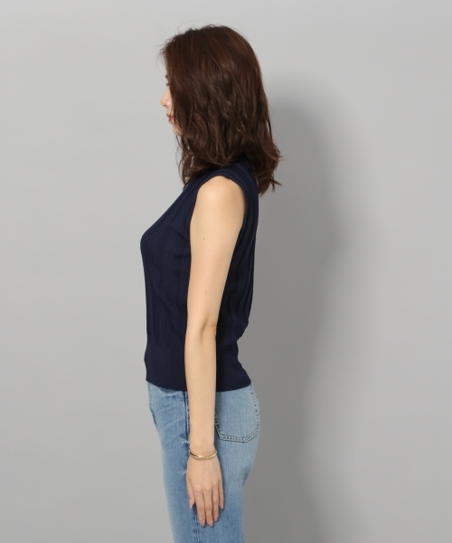 Andemiu（アンデミュウ）の「アミジヘンカリブハイネックニット806134（ニット/セーター・レディース・ネイビー/ブラウン/イエロー・FREE）」の12枚目の写真