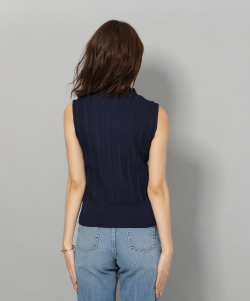 Andemiu（アンデミュウ）の「アミジヘンカリブハイネックニット806134（ニット/セーター・レディース・ネイビー/ブラウン/イエロー・FREE）」の13枚目の写真