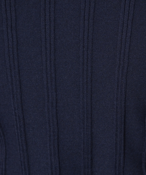 Andemiu（アンデミュウ）の「アミジヘンカリブハイネックニット806134（ニット/セーター・レディース・ネイビー/ブラウン/イエロー・FREE）」の17枚目の写真