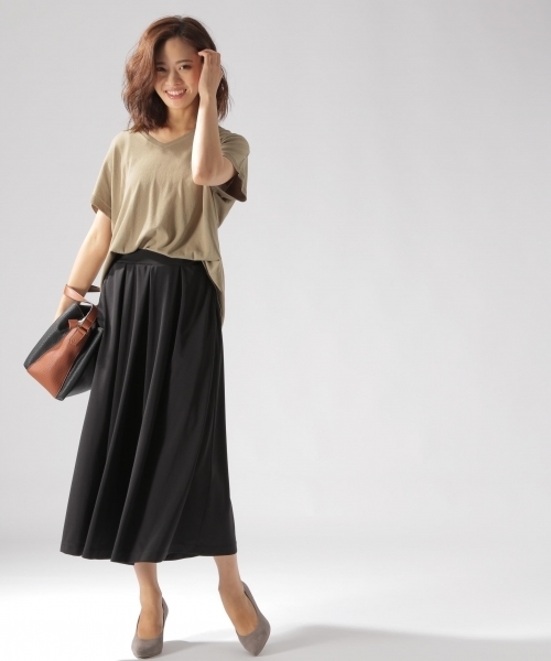 BAYFLOW（ベイフロー）の「ウシロネジリプルオーバー（ニット/セーター・レディース・ネイビー/その他1/カーキ・SMALL/MEDIUM）」の7枚目の写真