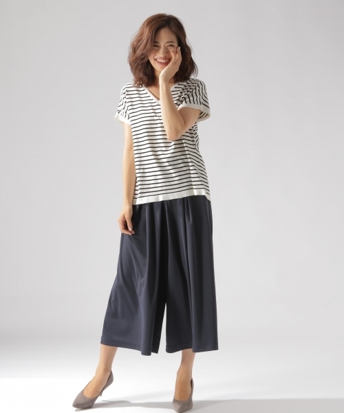 BAYFLOW（ベイフロー）の「ウシロネジリプルオーバー（ニット/セーター・レディース・ネイビー/その他1/カーキ・SMALL/MEDIUM）」の10枚目の写真
