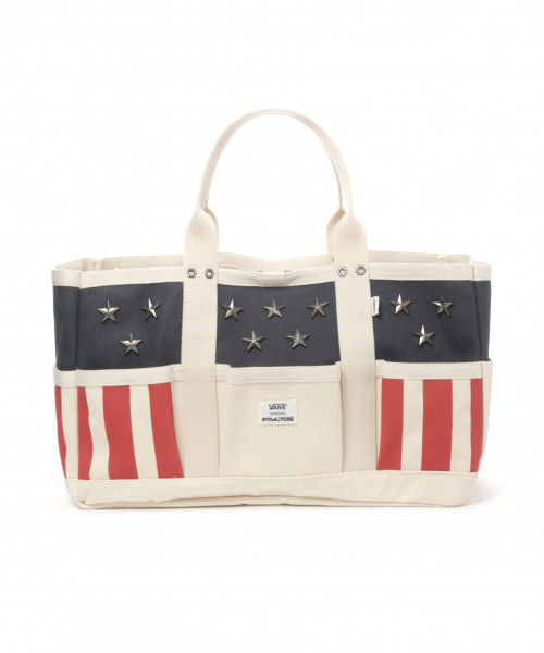 カリフォルニアデプト×VANS★スタッズ付きトートバッグ カリフォルニアデプト×VANS☆スタッズ付きトートバッグ