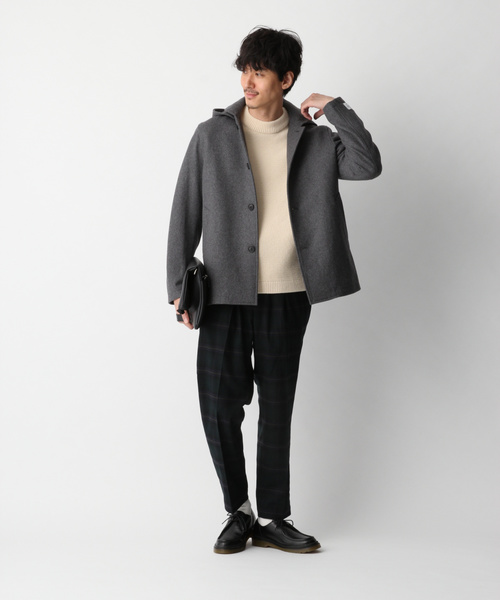 GLOBAL WORK（グローバルワーク）の「ストレッチフラノチェックトラウザー/807250（その他パンツ・メンズ・ブラック/ダークブラウン/グリーン・MEDIUM/SMALL/LARGE）」の4枚目の写真