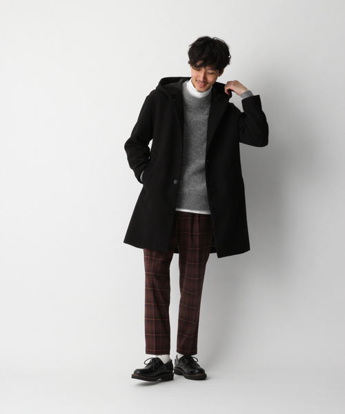 GLOBAL WORK（グローバルワーク）の「ストレッチフラノチェックトラウザー/807250（その他パンツ・メンズ・ブラック/ダークブラウン/グリーン・MEDIUM/SMALL/LARGE）」の5枚目の写真